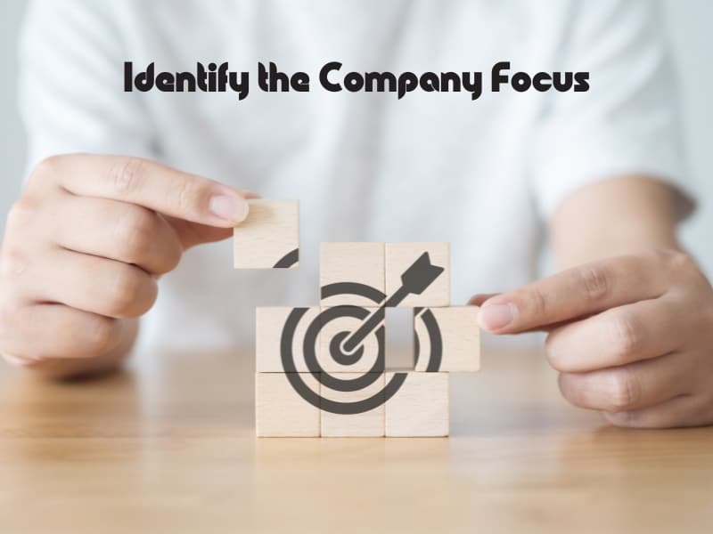 Identify the company focus