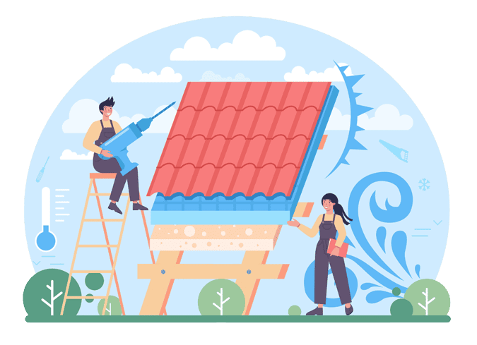 Roofing SEO Services Graphic