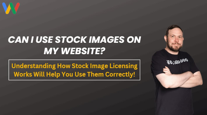 Can i use stock images on my website