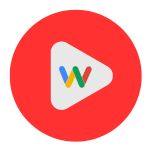 YouTube icon with Webology logo