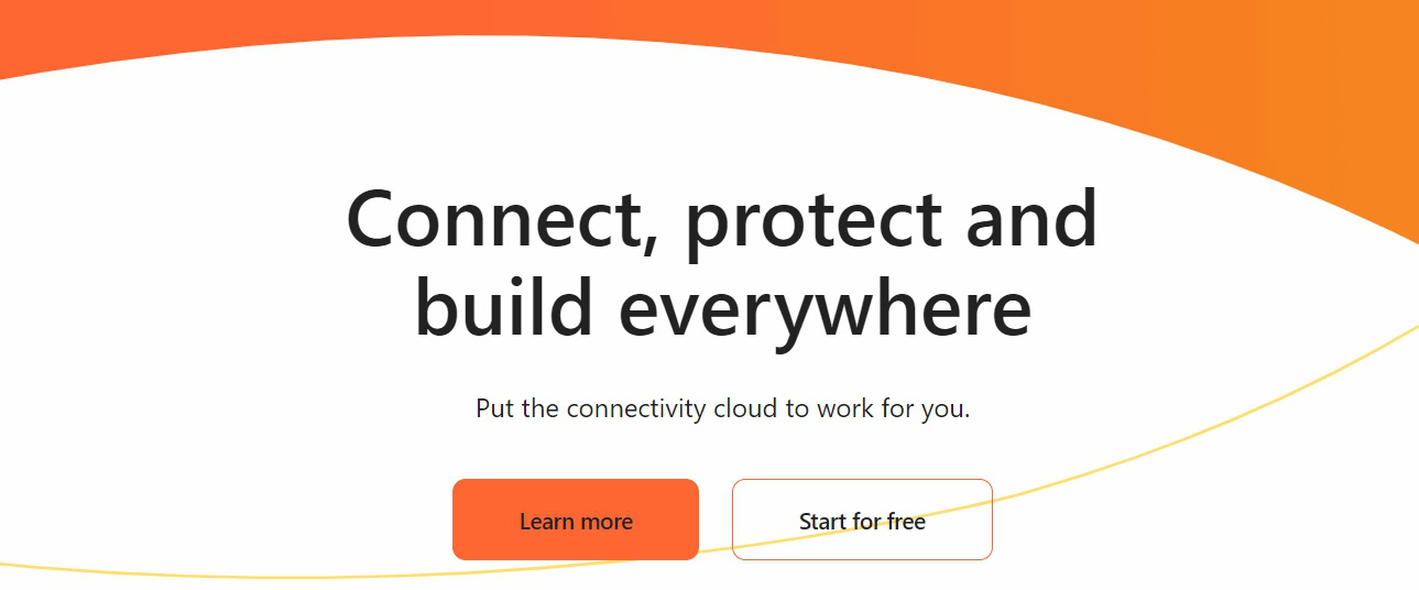 Cloudflare homepage screenshot