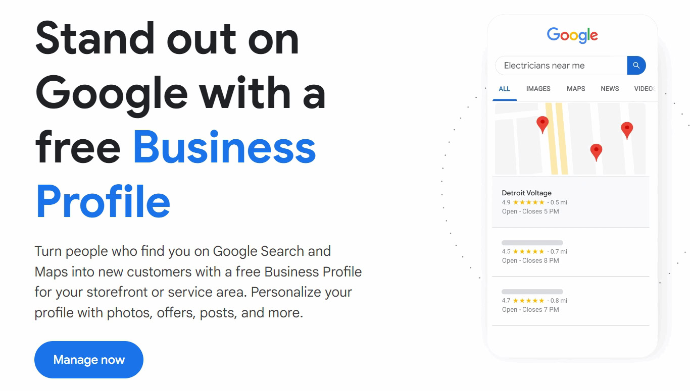 google business profile for HVAC businesses 