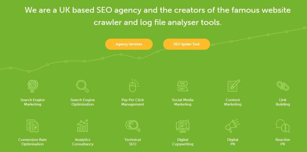 a ScreamingFrog log file analysis screenshot