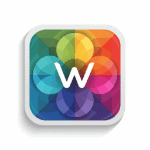 icon representing a color wheel