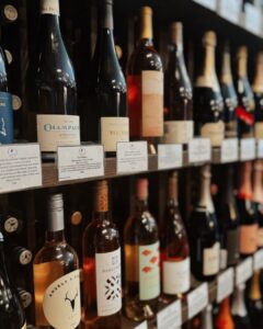 Bottles of wine from Hoover Steak and Wine.