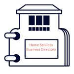 icon representing a home services business directory website 